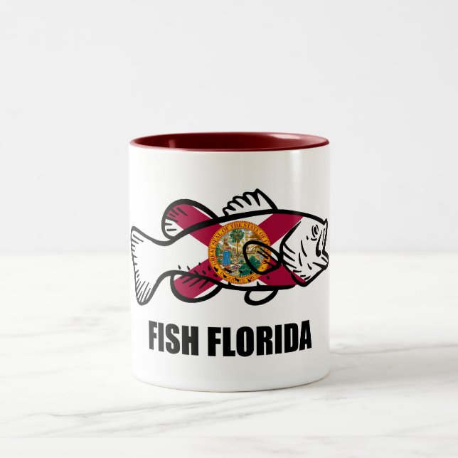 Fisch Florida Zweifarbige Tasse (Mittel)