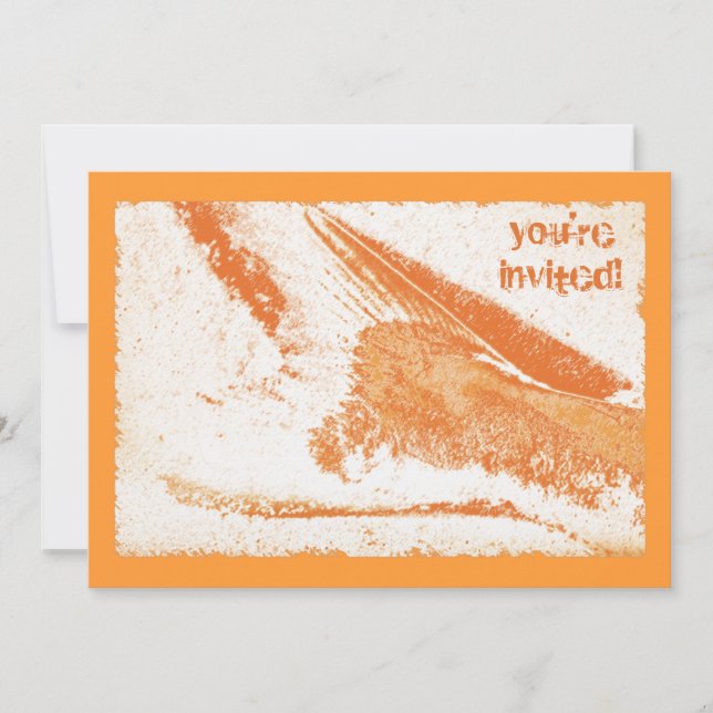 Fisch Fry am Strand Party Einladung (Vorderseite)