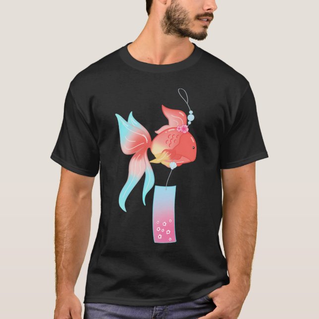 Fisch furin sakura T-Shirt (Vorderseite)