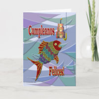 Fisch Geburtstag Spanisch/Mexiko/Latino