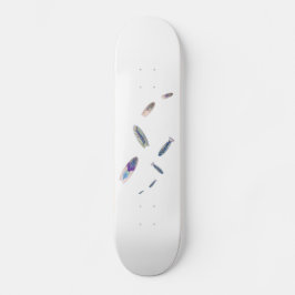 Fisch geformtes Lackprächtigen Surflogo moderne Ku Skateboard