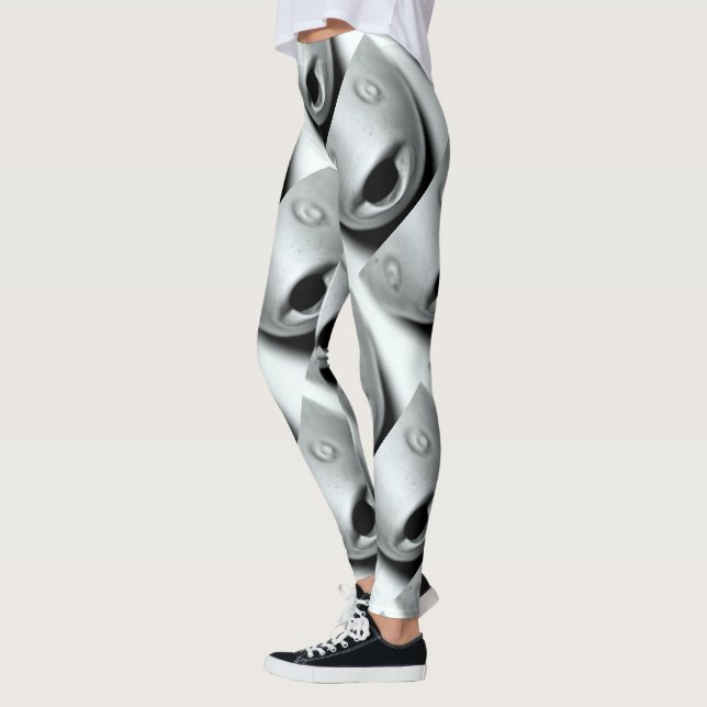Fisch geht Grau voran Leggings (Links)