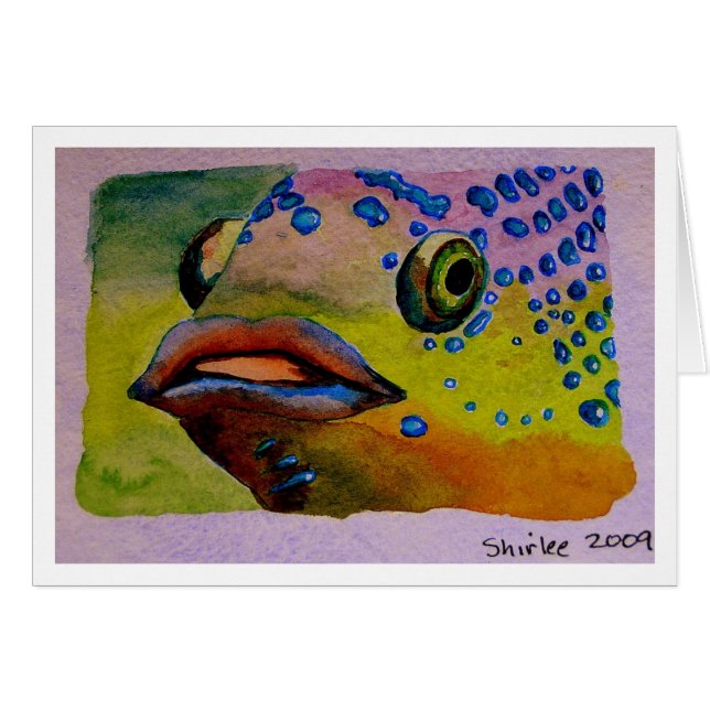 Fisch-Gesicht (Vorderseite (Horizontal))