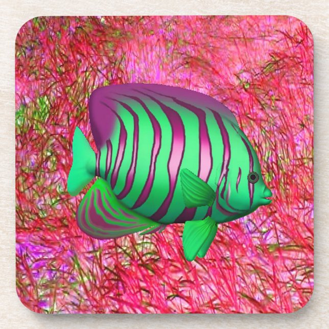 Fisch Getränkeuntersetzer (Vorderseite)