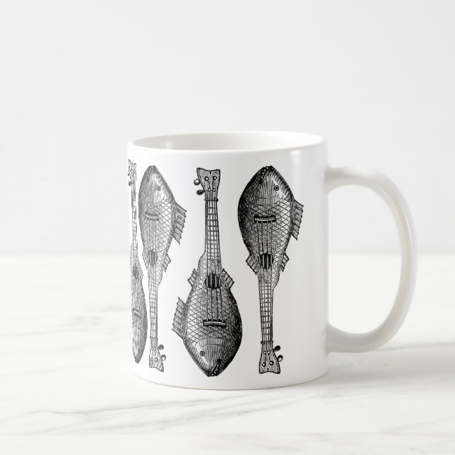 Fisch-Gitarre Tasse (Rechts)