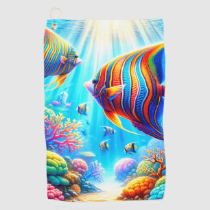 Fisch Golfhandtuch