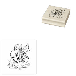 Fisch Gummistempel