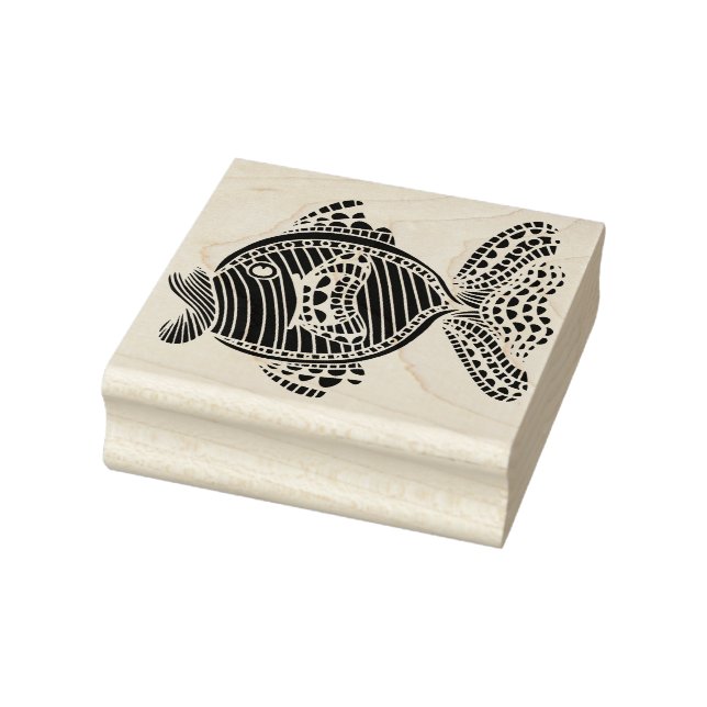 Fisch Gummistempel (Stempel)