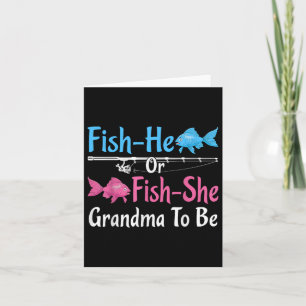 Fisch-he- oder Fisch-Grandma als Gender-Offenlegun Karte