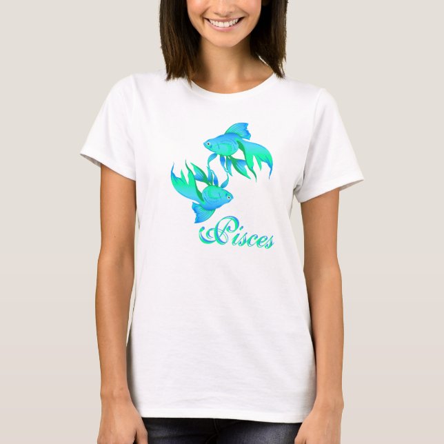 Fisch-Horoskop-T - Shirt (Vorderseite)