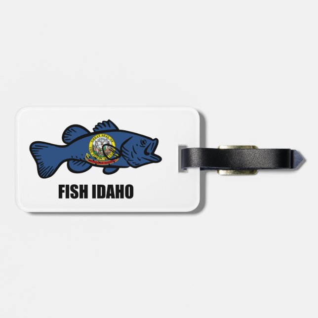 Fisch Idaho Gepäckanhänger (Rückseite horizontal)