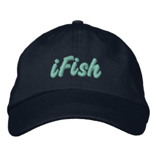 Fisch im Tahoe-See, Sierra Nevada Bestickte Baseballkappe