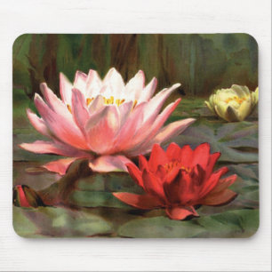 Fisch in den Lily Pads - Mousepad