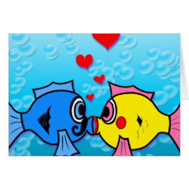 Fisch in Liebe (Vorderseite (Horizontal))