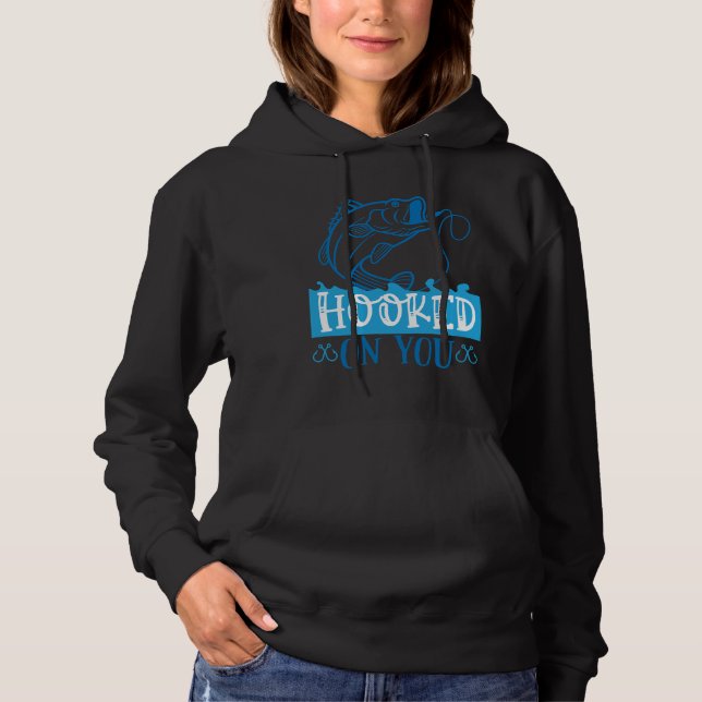 Fisch ist an dir hängen hoodie (Vorderseite)