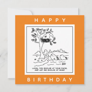 Fisch ist in einem vermasselten Cartoon Karte