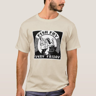 "Fisch jeden Freitag" individuell T-Shirt