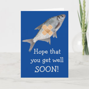 Fisch Joke Get Well Card Karte