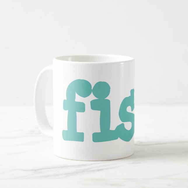 Fisch Kaffeetasse (Vorderseite Links)