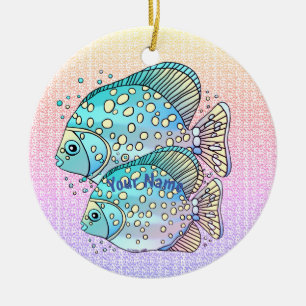 Fisch Keramik Ornament