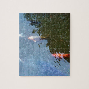 Fisch, Koi Karpfen im Teich Puzzle