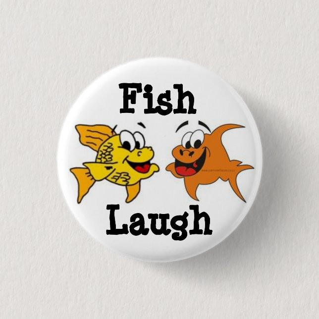 Fisch-Lachen! Button (Vorderseite)