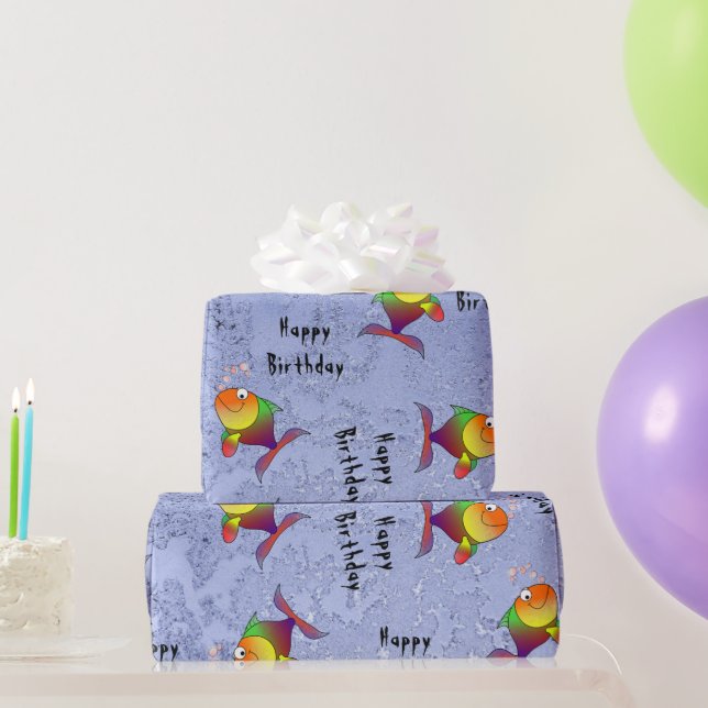 Fisch-Liebhaberpapier Geschenkpapier (Partygeschenke)