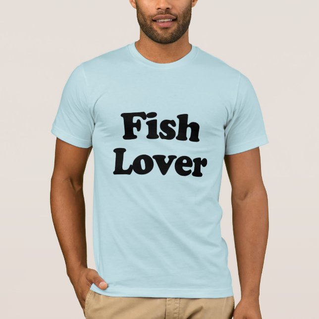 Fisch Lover .png T-Shirt (Vorderseite)