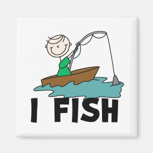 Fisch-Magnet des Jungen-I Magnet