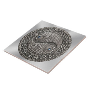 Fisch-Medaillon Fliese