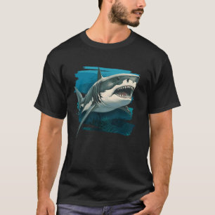 Fisch Meerestier Hat es geschafft Aquatischer Hamm T-Shirt
