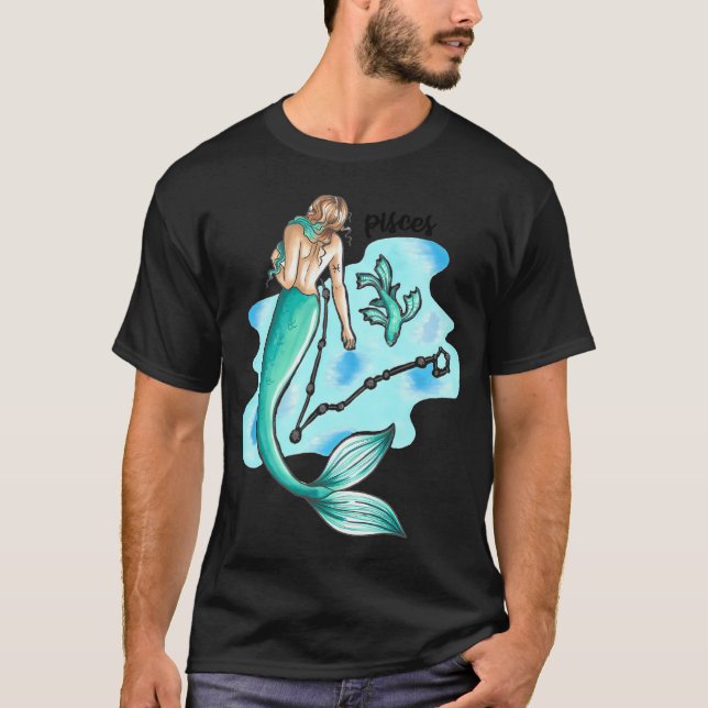 Fisch-Meerjungfrau T-Shirt (Vorderseite)