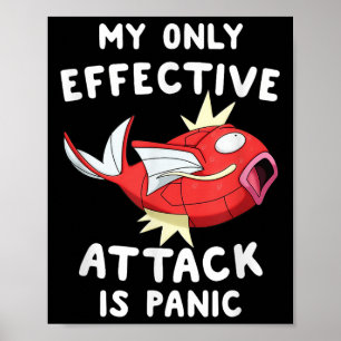 Fisch Mein Einziger Effektiver Angriff Ist Panik L Poster