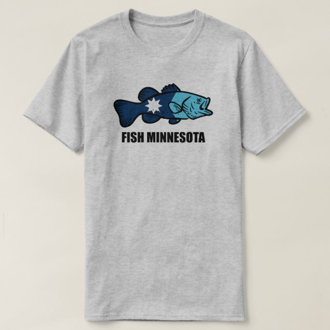 Fisch Minnesota T-Shirt (Design vorne)