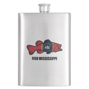 Fisch Mississippi Flachmann
