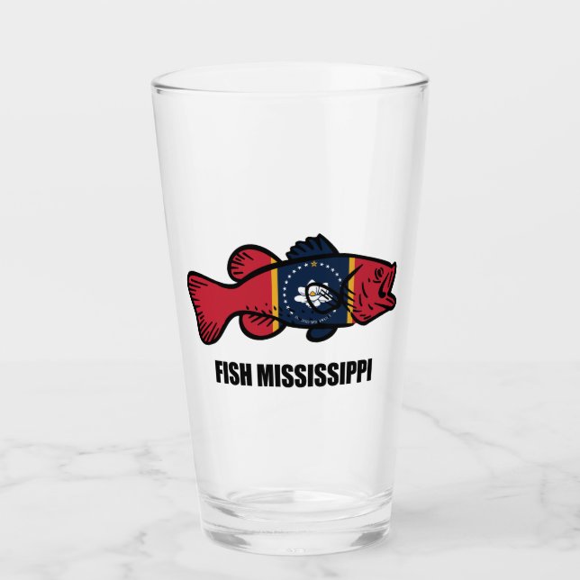 Fisch Mississippi Glas (Vorderseite)