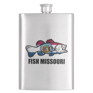 Fisch Missouri Flachmann