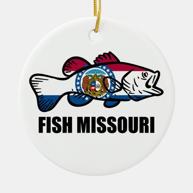 Fisch Missouri Keramikornament (Vorne)
