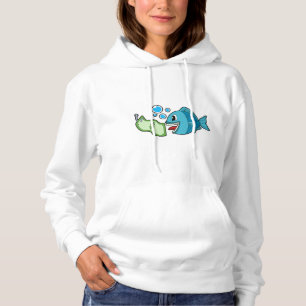 Fisch mit Banknote Hoodie
