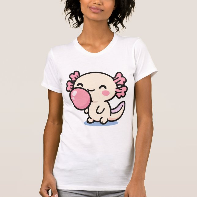 Fisch mit Bubblegum T-Shirt (Vorderseite)