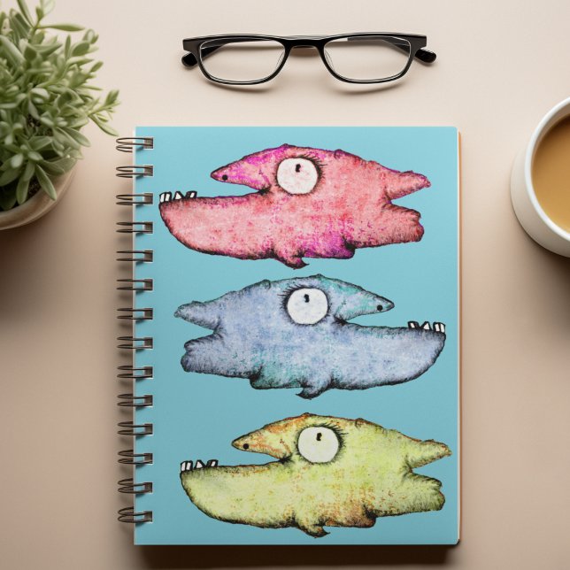 Fisch mit funky Laune Notizblock (Von Creator hochgeladen)