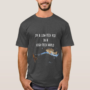 Fisch mit lustigem Zitat T-Shirt
