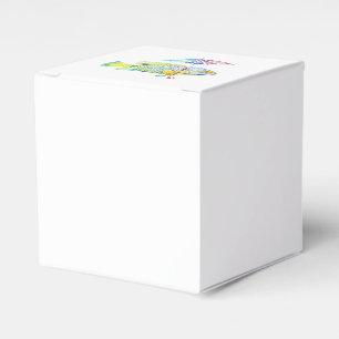 Fisch mit Regenschirm Geschenkschachtel