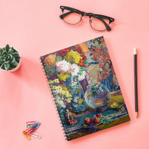 Fisch, Obst und Blume   Kathryn E. Cherry Notizblock