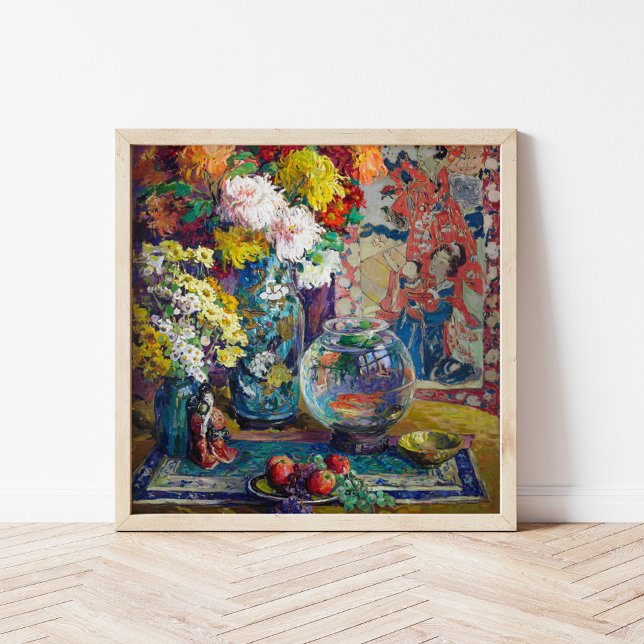 Fisch, Obst und Blume | Kathryn E. Cherry Poster (Von Creator hochgeladen)