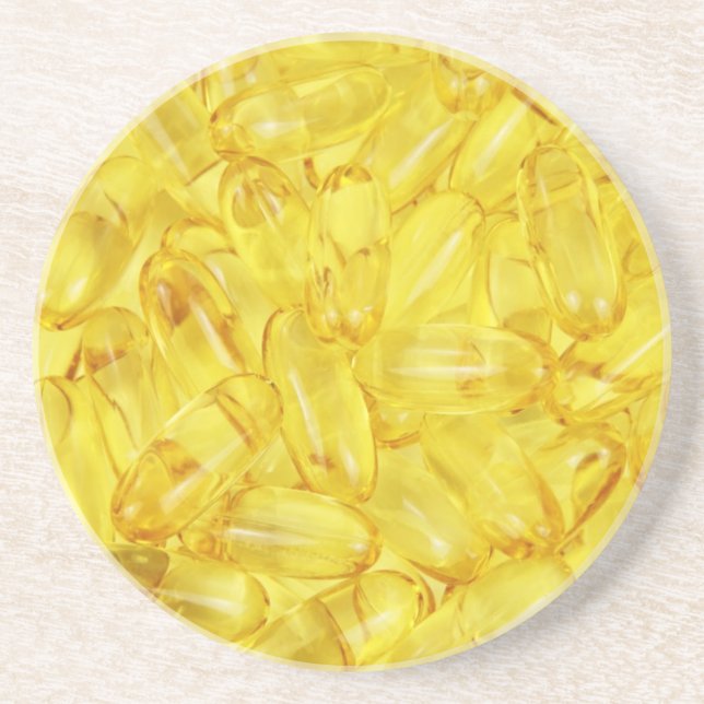 Fisch Öl Sandstone Untersetzer (Vorne)