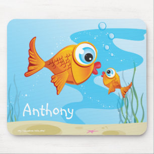 Fisch - Olivenöl und Pickeln: Mousepad