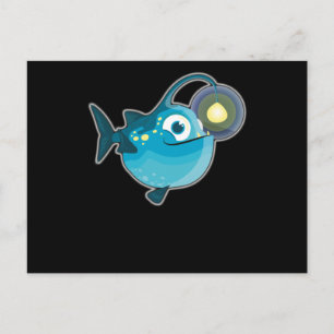 Fisch Ozean Design Wal Schwimmen Siegel Fun Sea Ge Postkarte