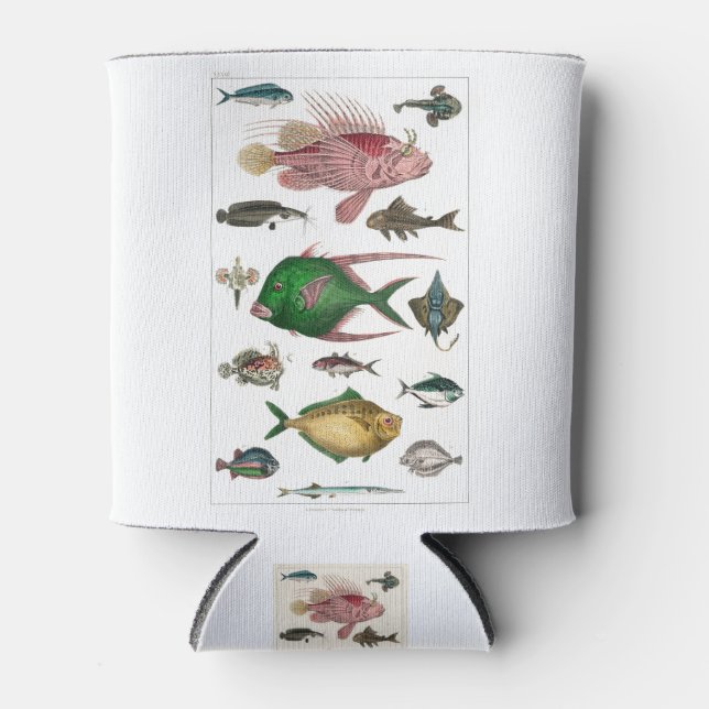 Fisch, Ozean, niedlich, Meer, Wasser, Tier, Fische Dosenkühler