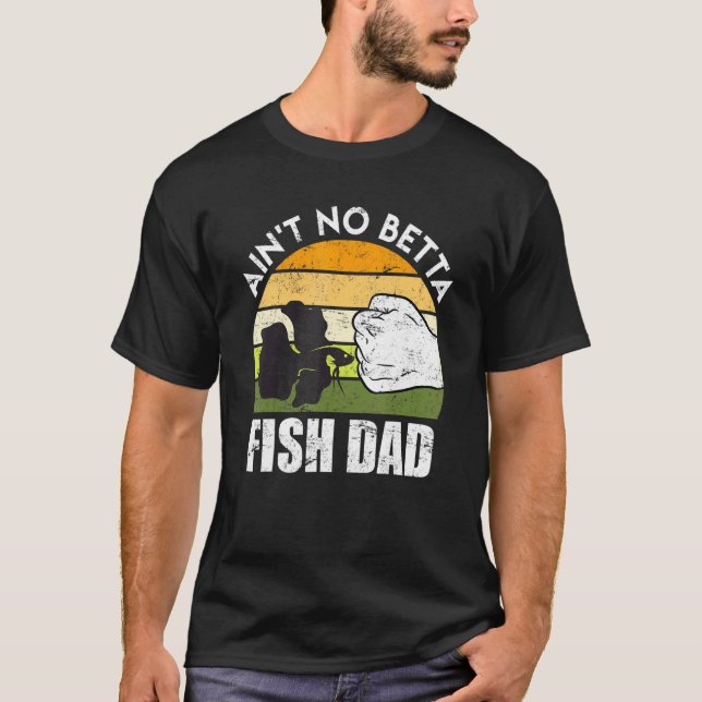 Fisch Papa Betta Fisch T-Shirt (Vorderseite)